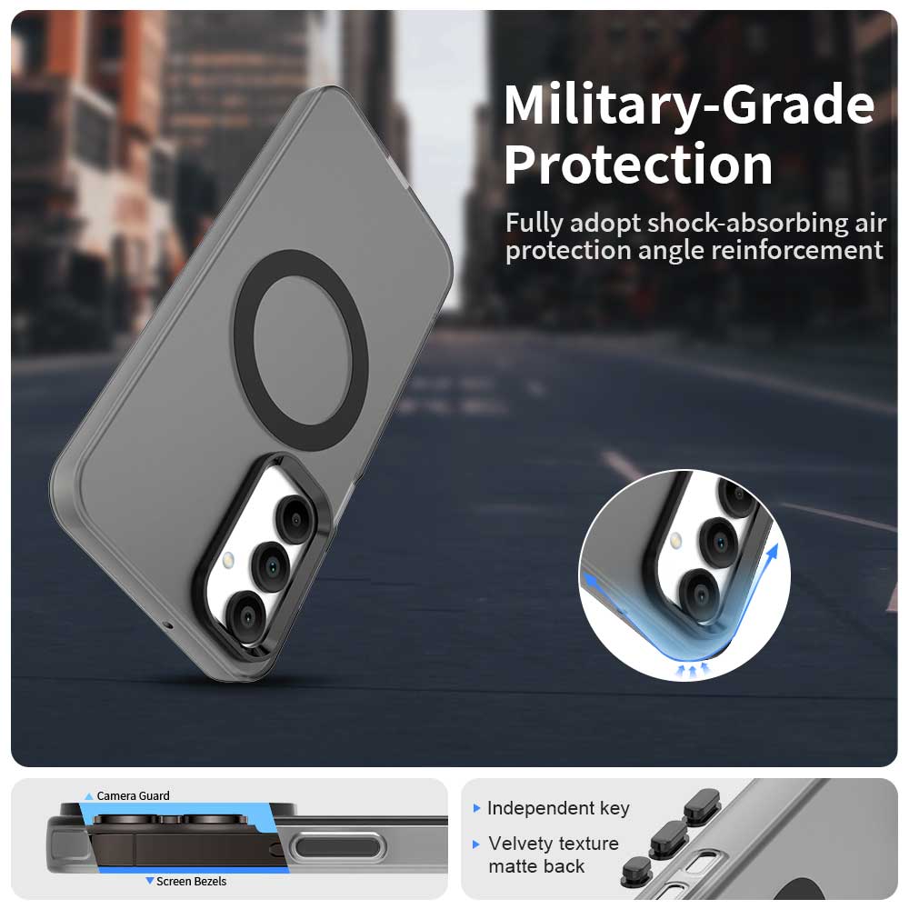 For Samsung Galaxy A36 5G Case Matte Magnetic Cases For Galaxy A36 A 36 GalaxyA36 Magsafe Wireless Charging Translucent Cover