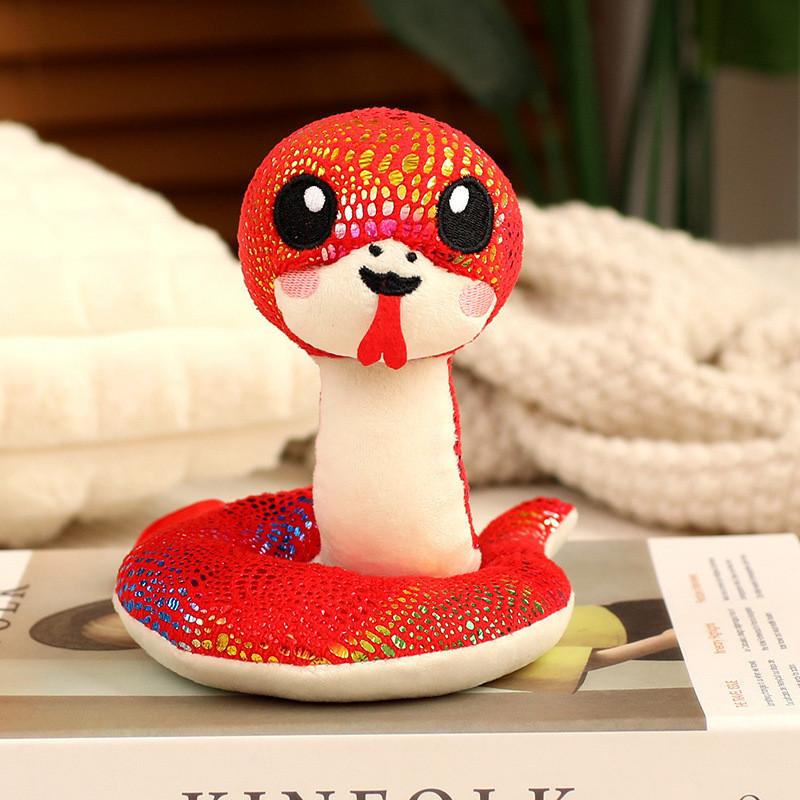 Toys Animal Cartoon Snake Plush Toys Mascots Childrens Dolls Gifts Birthday