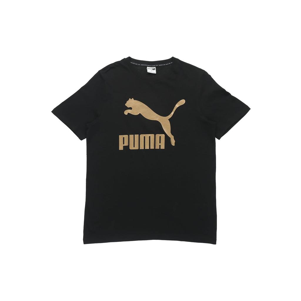 PUMA T Shirts Men's Black Crew Neck Moderate Straight Fit 532280-98