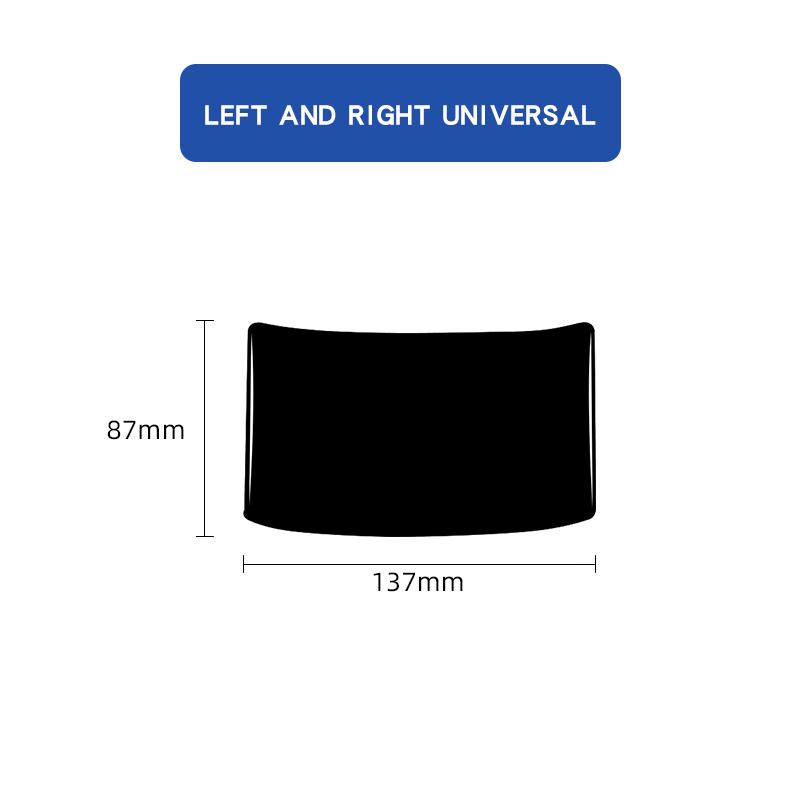 For Honda Civic 10th Gen 2015-2020 Real Carbon Fiber Car Rear Air Outlet Panel Frame Sticker Interior Decoration