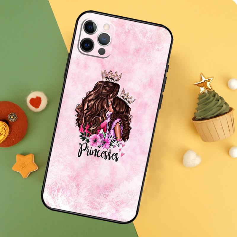 Beautiful Mother Daughter Son Phone Case For iPhone 17 16 16E 15 14 12 11 13 Pro Max 12 13 Mini 17Air Shockproof Cover