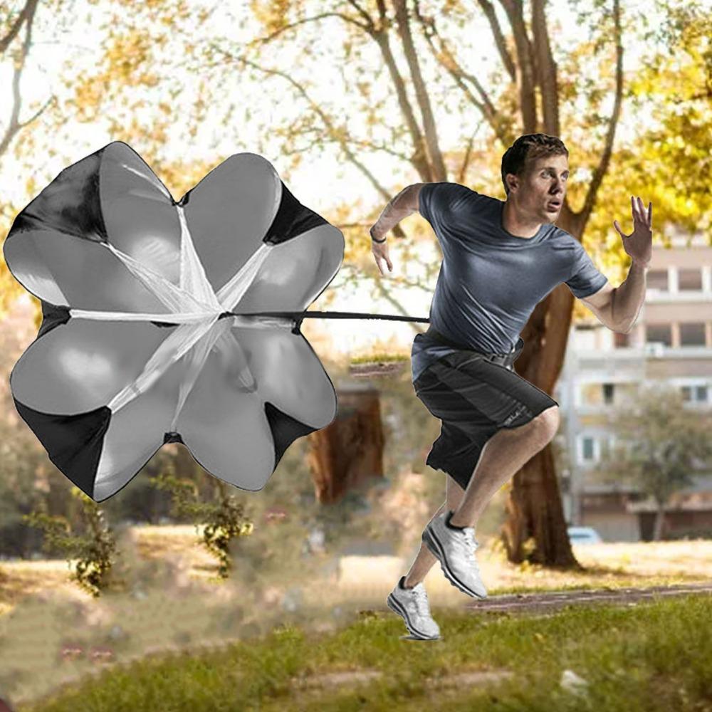 3PCS Side-Release Clasp Speed Training Parachute Running Sprint Chute  Explosive Power