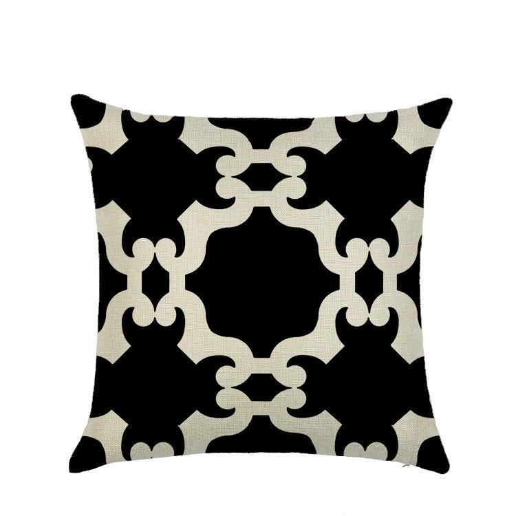 Geometric Pillow Cover, Abstract Line, Home Living Room, Sofa Cushion Cover, Bedroom Bedside Pillow Cover