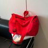 Large capacity canvas tote bag women's casual light messenger bag sports backpack versatile commuter shoulder bag women