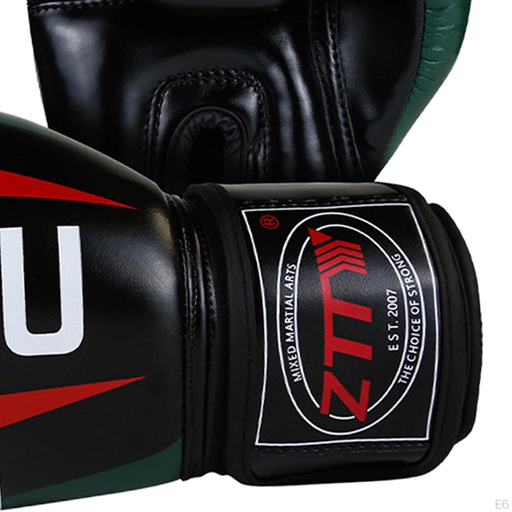 Boxing Gloves Karate Sparring Adult PU Leather Protective Gear Hand Guard Punching