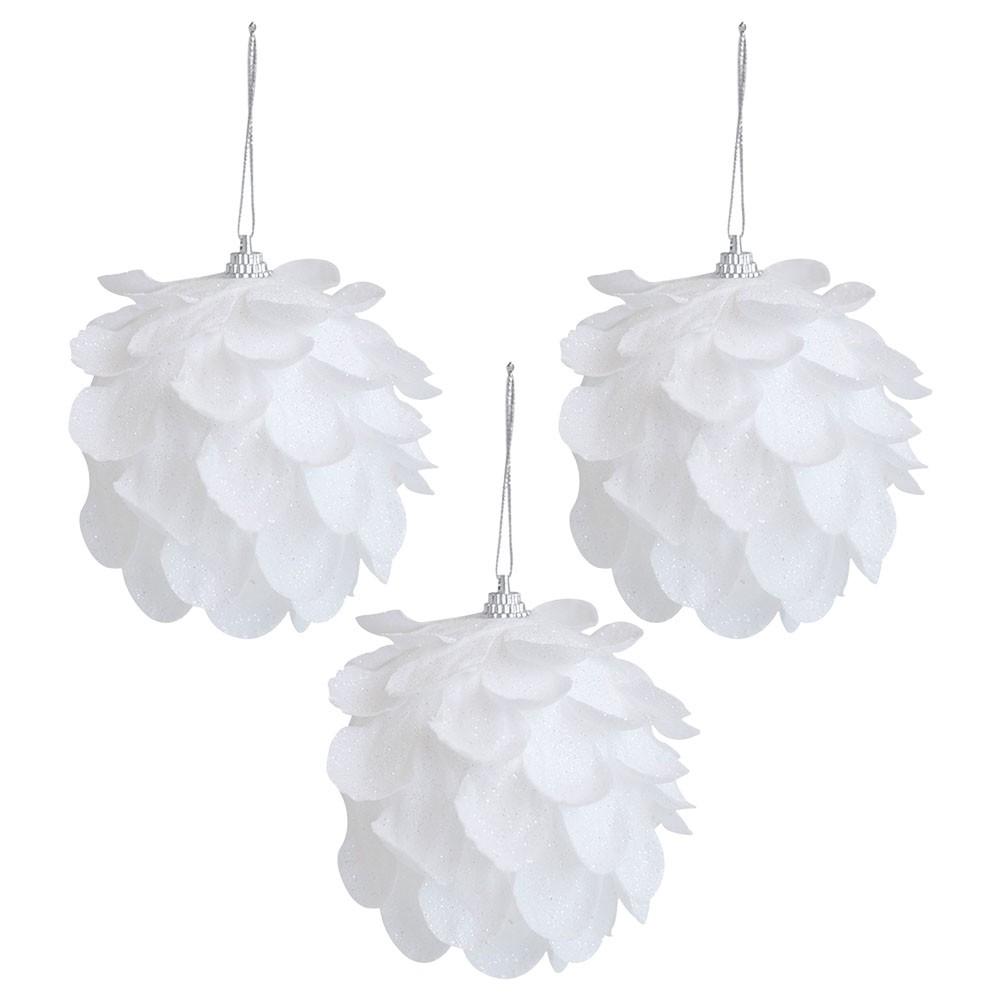 

Вдохновляющие 8-сантиметровые белые рождественские украшения, которые украсят ваше пространство A