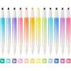 Erasable Highlighters Assorted Colors 12 Pack, Dual Tip Erasable Markers Pens, Chisel Tip Smooth Writing Highlighters Journaling Supplies Planner