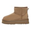 EverAu Damen Mini Klassische Rinds Wildleder Stiefel