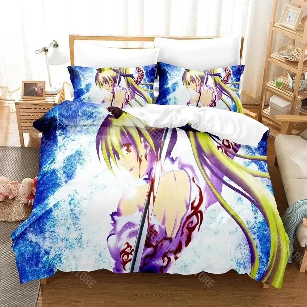 3D Print Murder Princess Bedding Set Boys Girls Twin Queen Size Duvet Cover Pillowcase Bed Kids Adult Fashion Home Textileextile