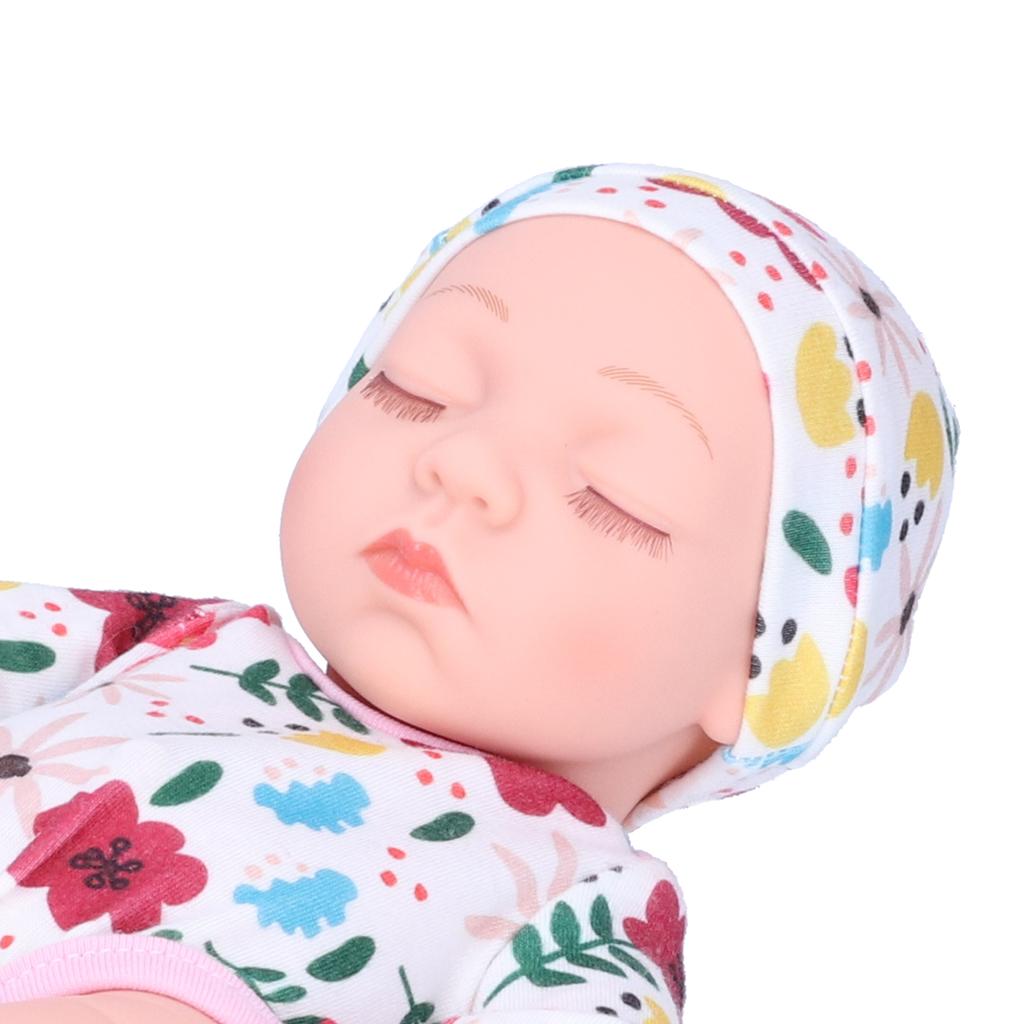 Simulated Cute Doll Baby Doll Kid Birthday Gift with Colorful Clothes 25cm