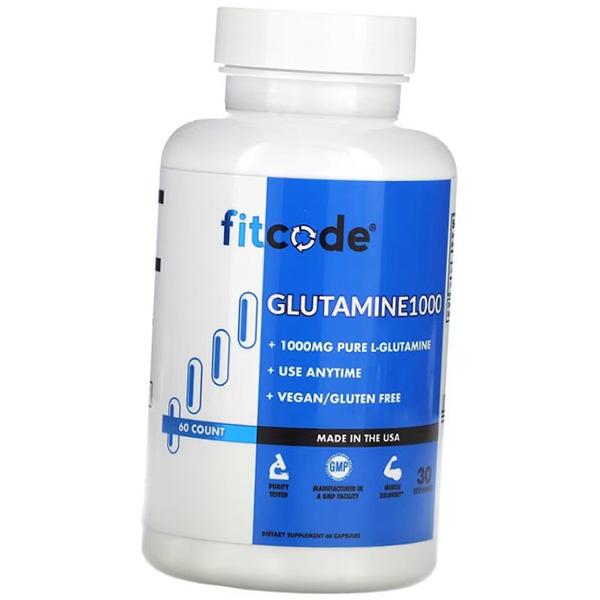 

L-Glutamine, Glutamine1000, Fitcode 60caps (32637001) 60caps