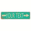 4x16 Inch Customizable Aluminum Street Sign Personalized Wall Plaque Indoor Outdoor Home Decor