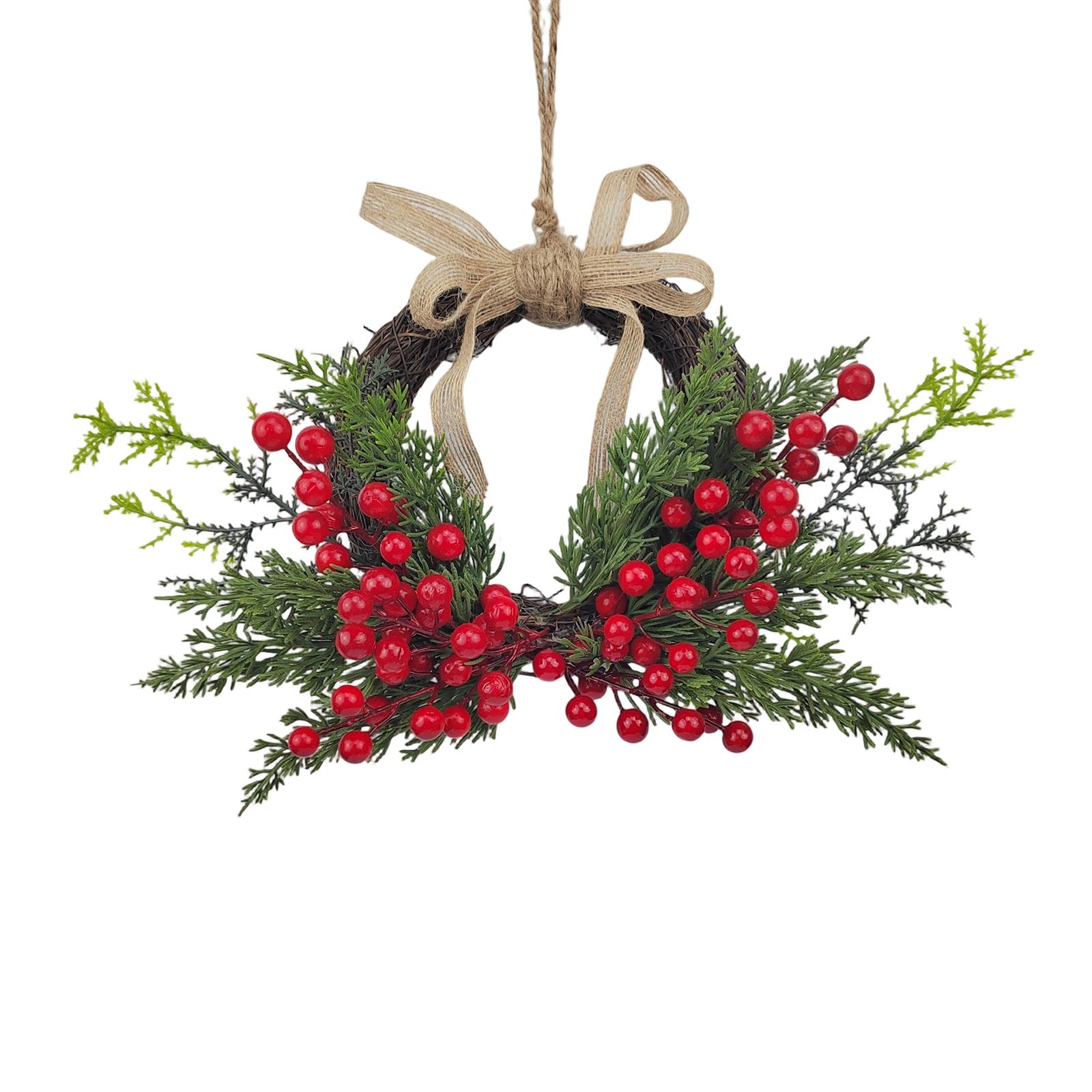 

Имитация Сердцевидное Мягкое Резиновое Кольцо Гирлянда Подвеска Рождественский Праздник Наружное Украшение One Size