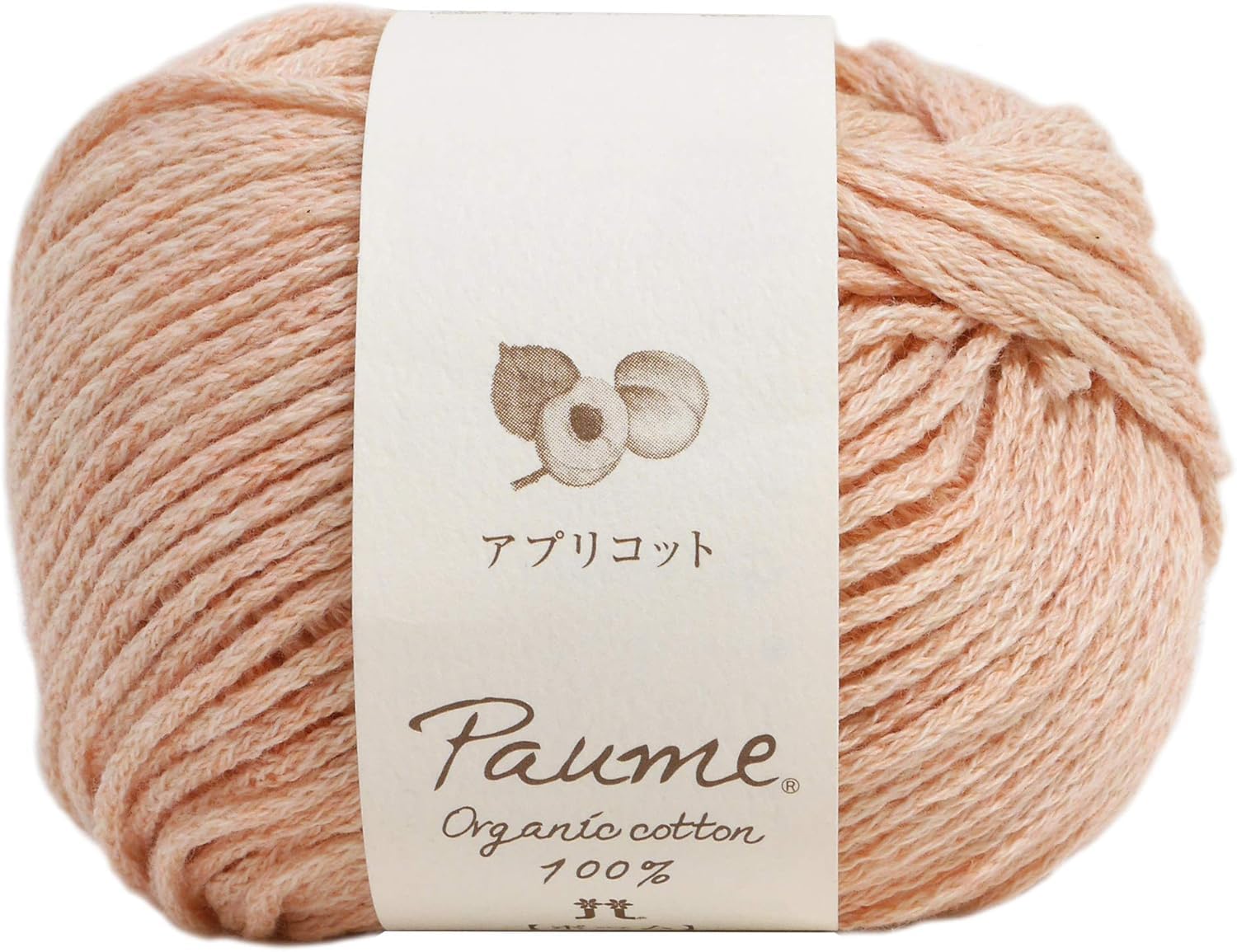 

Hamanaka Pomme Lily Medium Pack of 2428 Sets Fruit-Dyed Yarn, Weight, Col. 502, Apricot, 25g, Approx. 78m, 5, абрикосовый