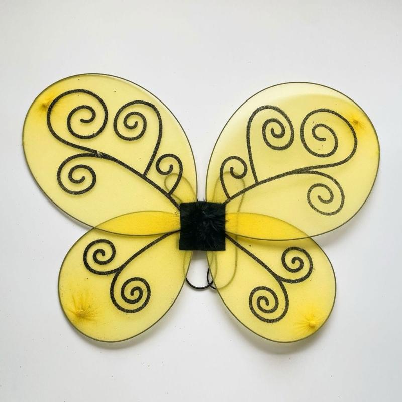 4Pieces Bees Costume for Adult Women Honeybee Costume Set Halloween Cosplay Costume Fun Pretend Play Accessories