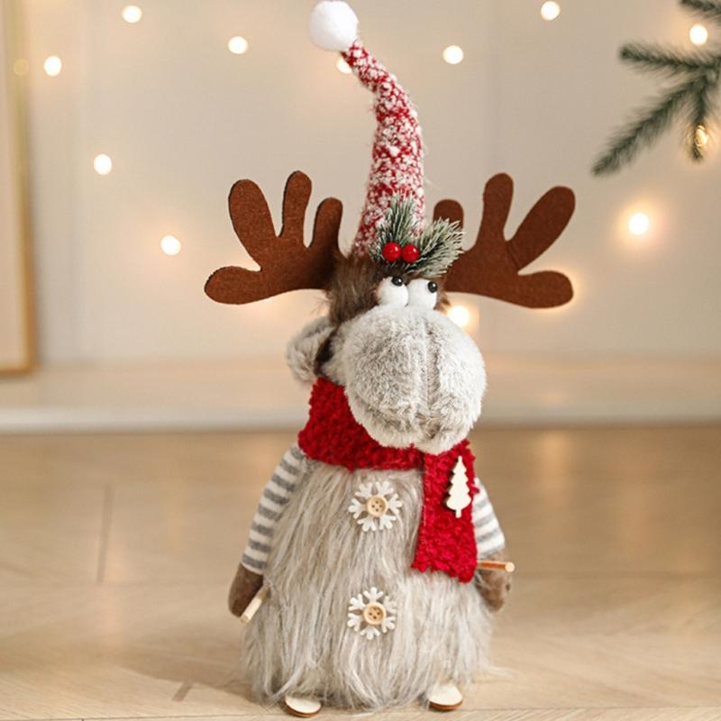Sophisticated Christmas Reindeer Window Display Decoration Figurine For Festival Atmosphere In Homes And Offices
