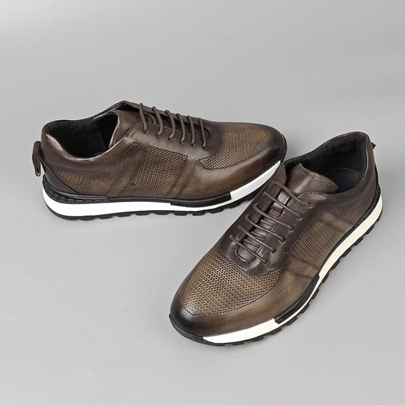 Fashion European Station Business Leather British Style Fashion Men's Casual Banquet Wedding Shoes Zapatos Sapat A15