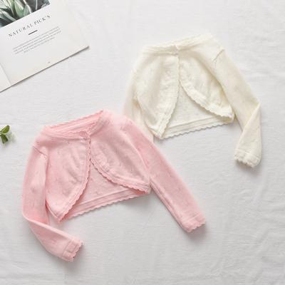 Mädchen Langarm Strickjacke Kinder Knopfverschluss Strickpullover Tops