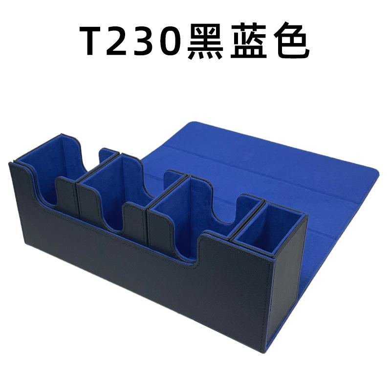 4 In 1 Card Deck Box with Dice Tray Card Deck Case Holds 270+ Cards Strong Magnet Card Organizer for Yugioh TCG Sports Cards