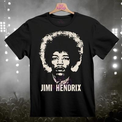 Jimi Hendrix Classic Rock Band Unisex Black T-Shirt
