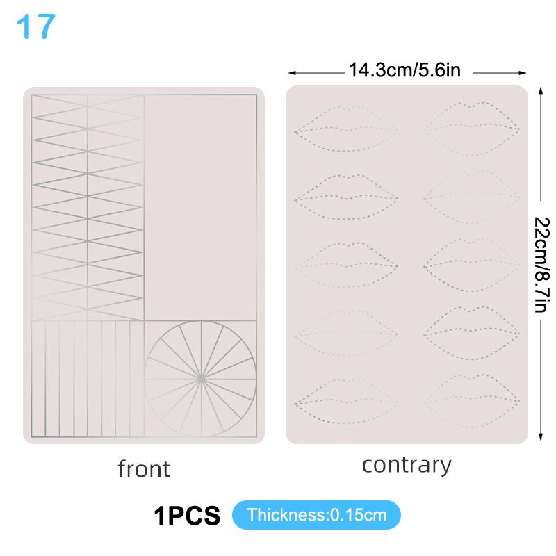 1 Pcs Silicone Blank Eyebrow Brow Tattoo Permanent Makeup Supplies Microblading Practice Skin Tattoo Beginner Exercise Tool