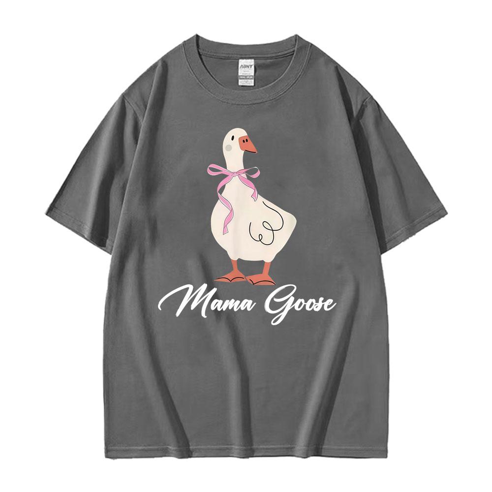 Funny Mama Goose Meme Graphic T Shirts Men Women Fashion Humor Casual Short Sleeve Tee Shirt Summer ONeck 100 Cotton Tshirts