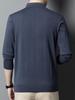 Men's High-Grade Knit Wool Lapel Sweater - Warm Autumn Winter POLO Style