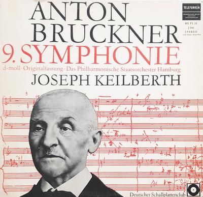LP Record ANTON BRUCKNER / PHILHARMONISCHES S - 9. Sinfonie D-Moll (Originalfassung SBT547 Telefunken, Deu Germany Classical Used