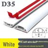 PVC Soft Floor Cable Duct: Insulated, Self-Adhesive Wire Management Channel with Thick Anti-Step Protection