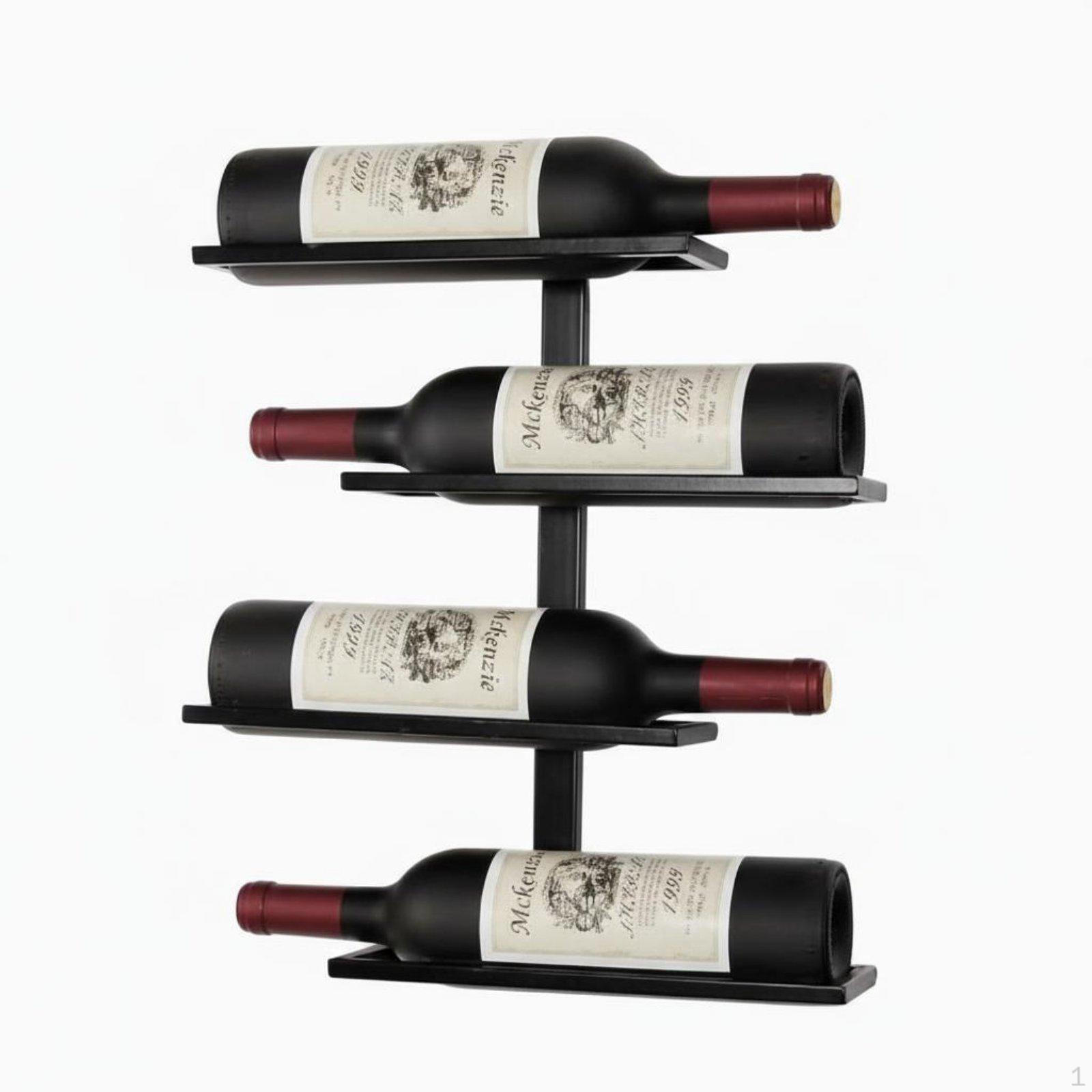 Wall Mounted Beverage Rack Space Saving