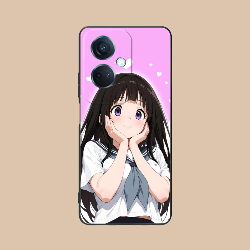 

Hyouka Chitanda Matte TPU Mobile Phone Case for OPPO Reno 14 13 12 11 10 9 8 7 6 5 F T Pro 5G Colorful Printing Cover OPPO Reno5 5G