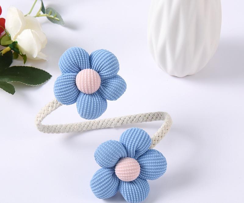 Cute Flower Twist Curtain Tiebacks, Colorful Kids' Room Decor, Punch-Free Adjustable Soft Furnishings Accessories.