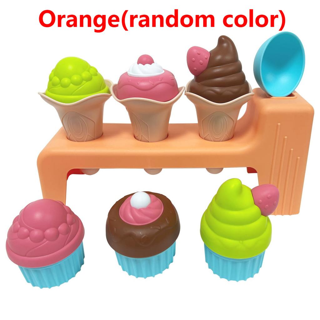 Sand Beach Toys For Kids Beach Toys Set Ice Cream Cake Sand Molds For Toddler Sandbox Outdoor Play Beach Travel Toys For Girls