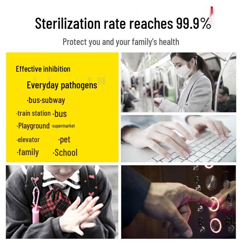 Walch No-Rinse Alcohol Hand Sanitizer (20ml x 6 Pack)