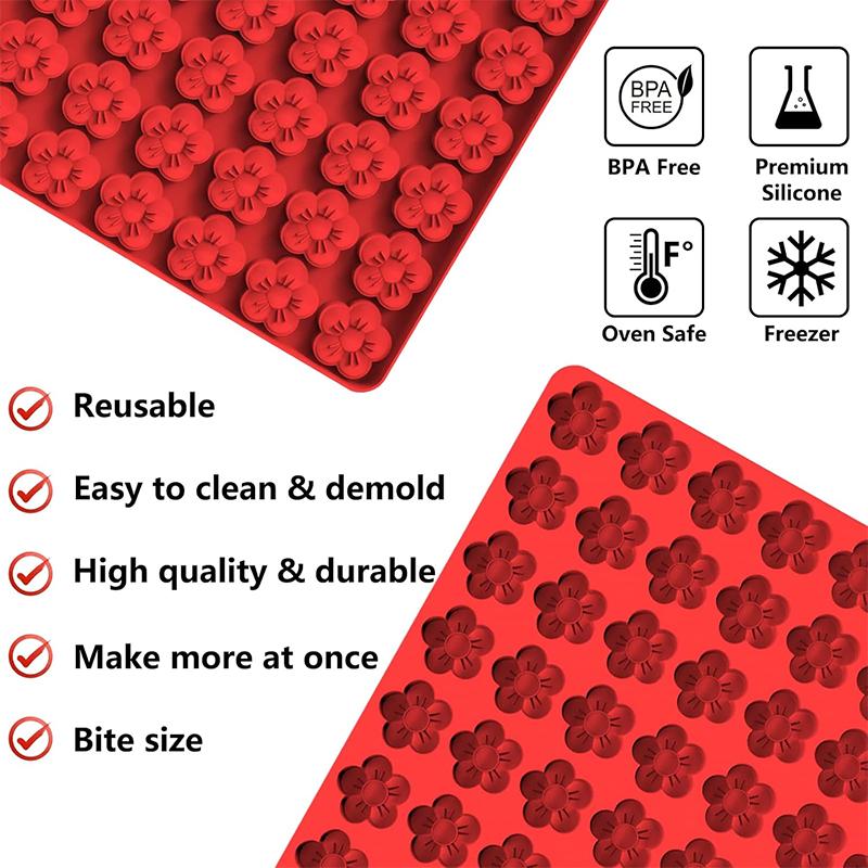 WTEMPO Butterfly Flower Christmas Tree Ghost Pattern Design Silicone Mold for Halloween Thanksgiving Christmas and New Year DIY Resin Liquid Mold