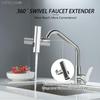 360 Degree Rotating Faucet Extender Splash Proof Tap Nozzle Kitchen Sink Water Saving Adapter