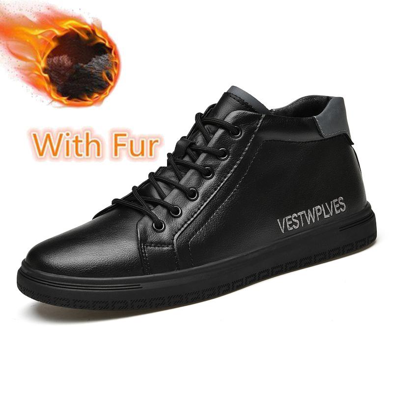 

Fashion Fashion Leisure Casual Boots Mens Autumn Winter High Top Sneakers Comfortable Man Ankle Boots High Quality Genuine Leather Botas 45