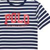 Polo Ralph Lauren Striped Crew Neck Short Sleeve T-Shirt Kids Tops Navy-Blue 323958161-001