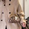 2026 Luxury Leopard Print Women's Evening Clutch Bag Fashion Party Top Handle Handbag Personalized Wedding Crossbody Bag