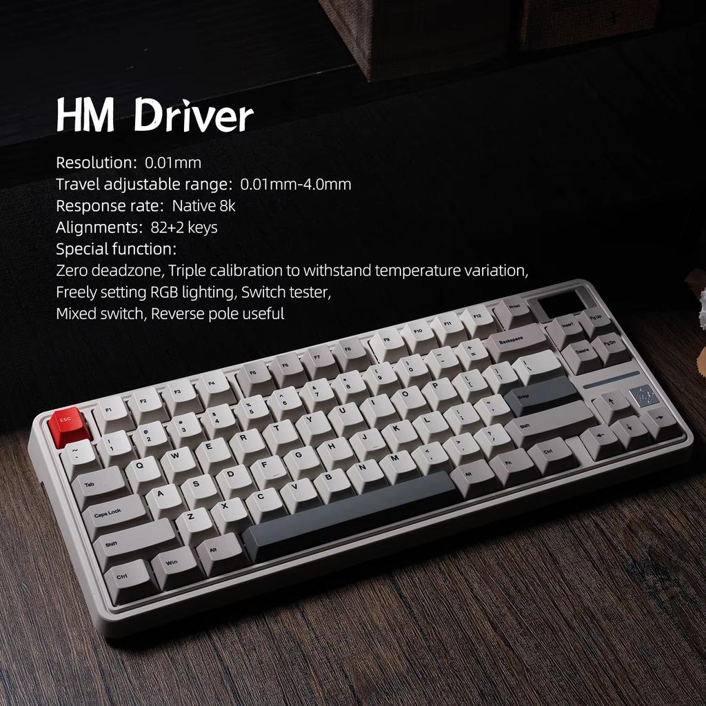 Sikakeyb Hm80 Magnetic Switch Mechanical Keyboard Wired Gaming Keyboard Magnetic Jade Pro Switch Hall Effect 8k Custom Keyboards
