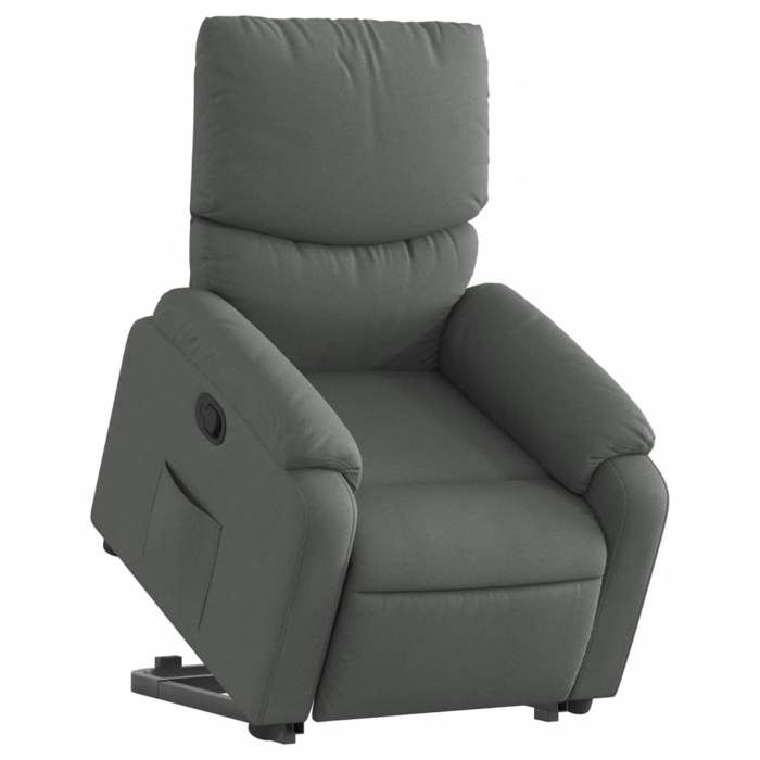 VidaXL Recliner, Relaxation Chair with Adjustable Backrest and Footrest, Living Room Seat, Grey 3204825