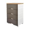 Tenma A Modern Chest for Ease of Use In Your Room, Made In Japan, Completed Product, Fitzplus Mesh, 4 Tiers, Patented, Comes with a Drawer Lock To