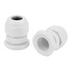 10PCSCelsiusset  IP68 Waterproof White Nylon Plastic Cable Gland Connector (PG16 )