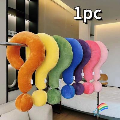 1pcU-shaped Pillow, Creative Pillow, Office Pillow, Fun Nap Pillow, Pillow, Car Headrest, Sleeping Artifact, Question Mark Neck Pillow