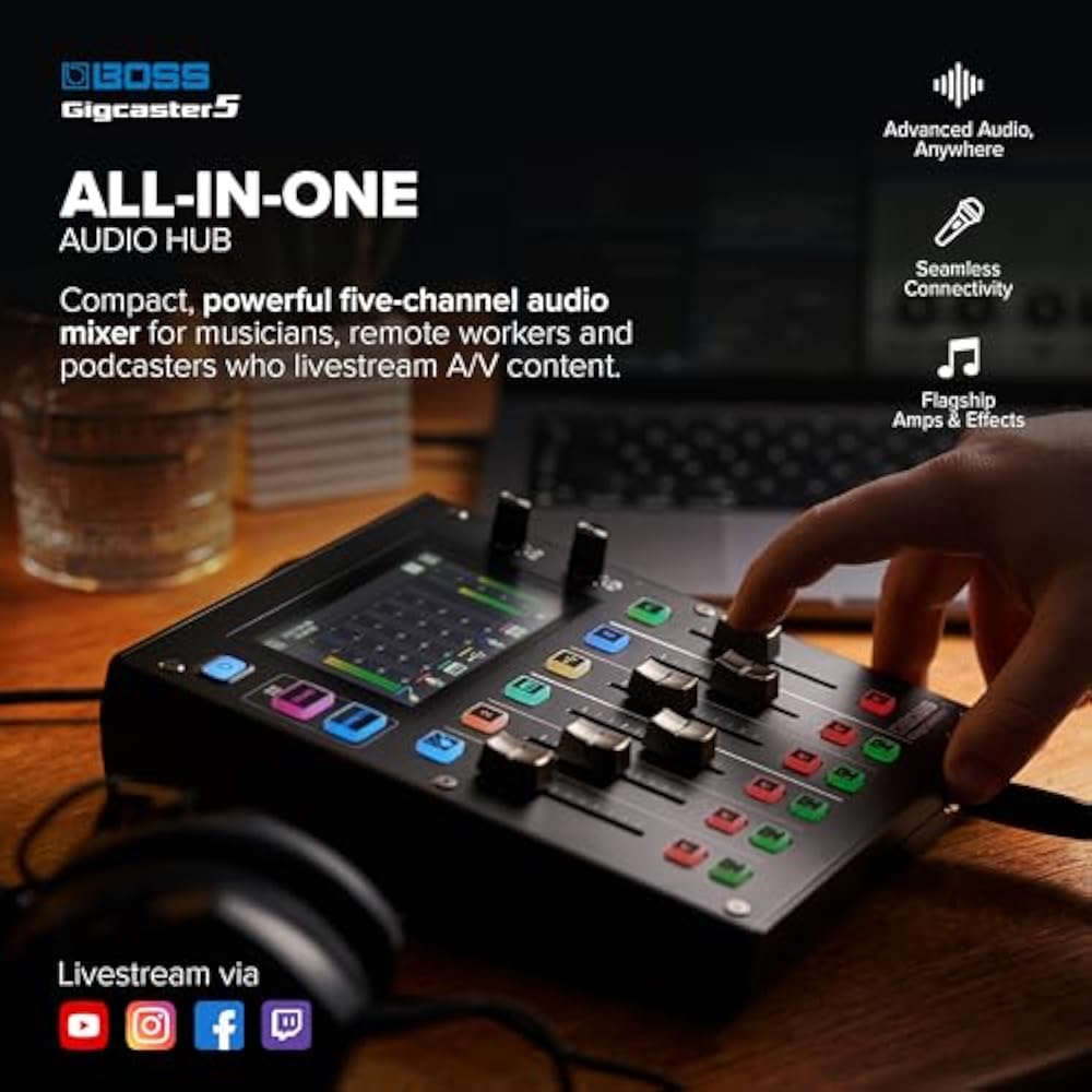 BOSS Boss/Gigcaster 5 (GCS-5) Audio Mixer for Distribution