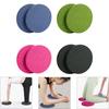 2 Pieces Yoga Knee Pads for Knees Elbows Wrists Hands Anti Slip Cushion Round