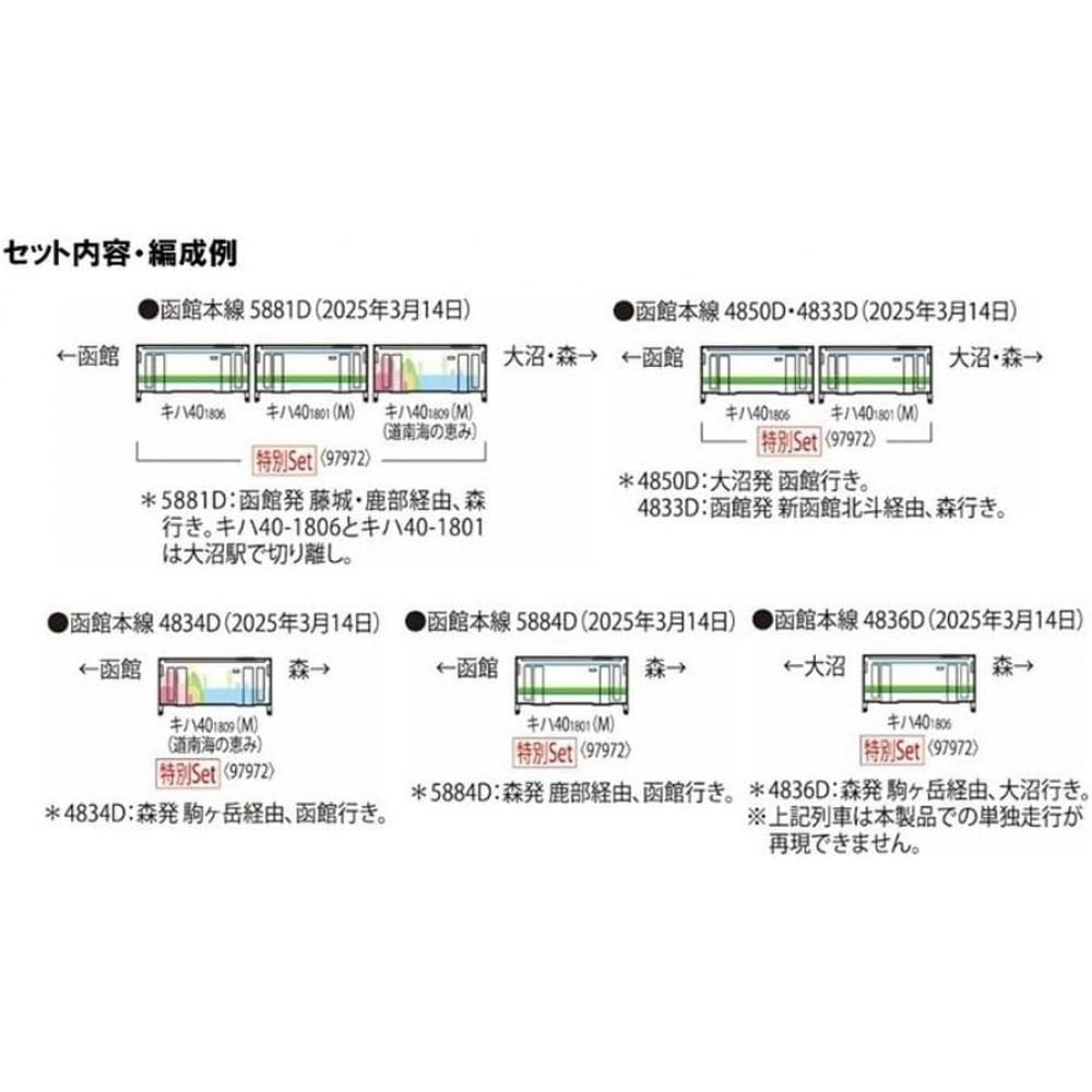 Tomytec Spezialmodell-Set für Jr Kiha 40 1700       40     Modelleisenbahn Diesel