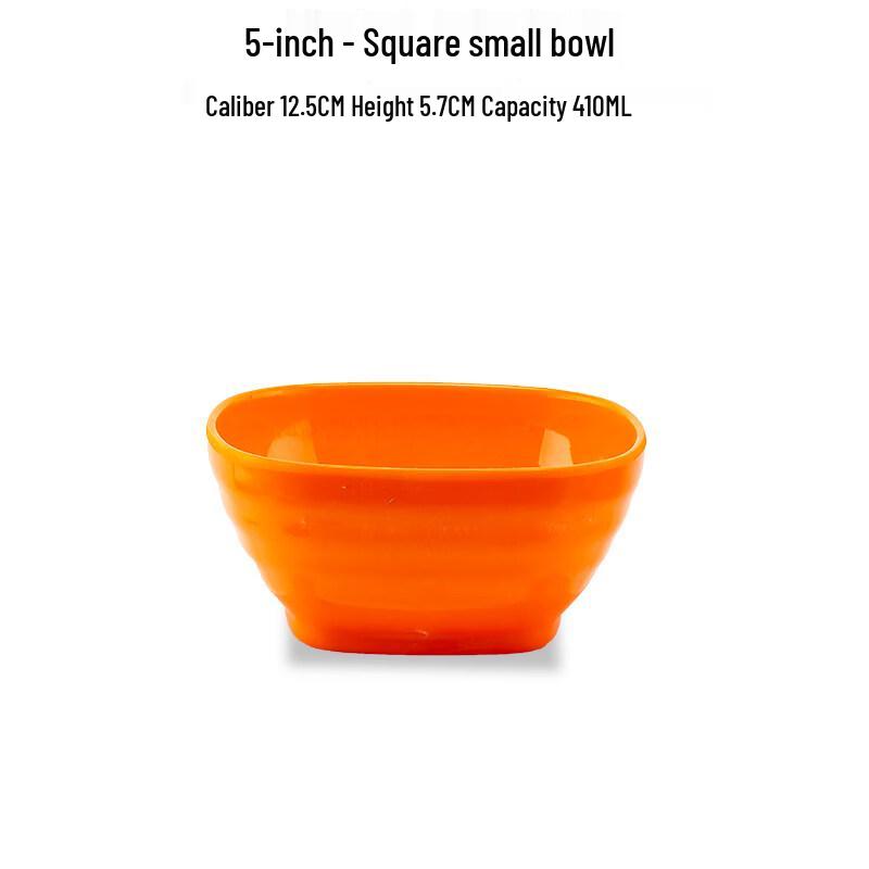 A3 Melamine Square Soup & Noodle Bowls, 10-Pack