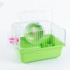Portable Single Layer Villa Cage with Running Wheel Water Fountain for Pet Syrian Hamster