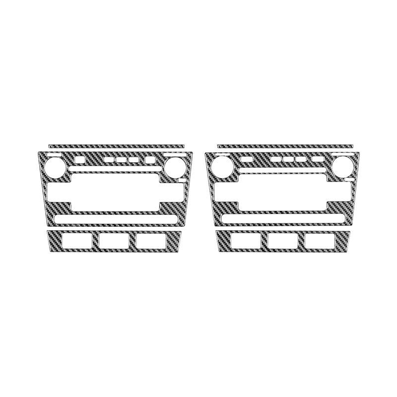 Carbon Fiber Car Center Console Multimedia CD Control Panel Frame For LEXUS IS 1999-2005 Interior Accessories Decoration Sticker